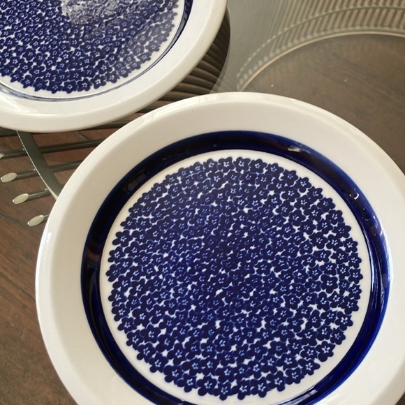 Arabia Finland Faenza Blue set of two plates - Picture 11 of 12